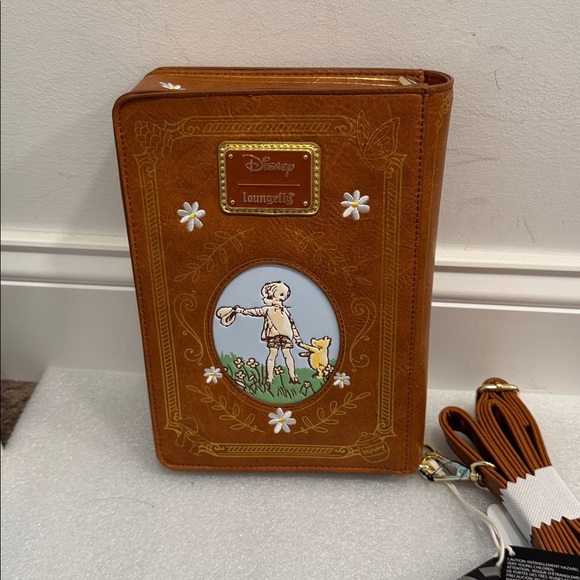 Loungefly Disney Winnie the Pooh vintage figural book crossbody bag NWT - Picture 2 of 5